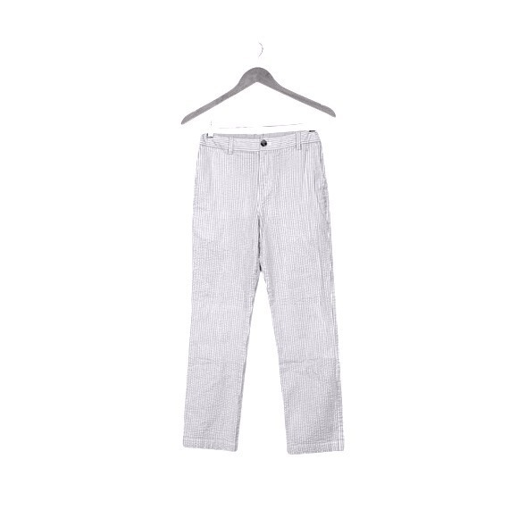 Vineyard Vines Kids boy Breaker Pant Size 10 Blue White Stripe Seersucker Casual - Picture 2 of 7